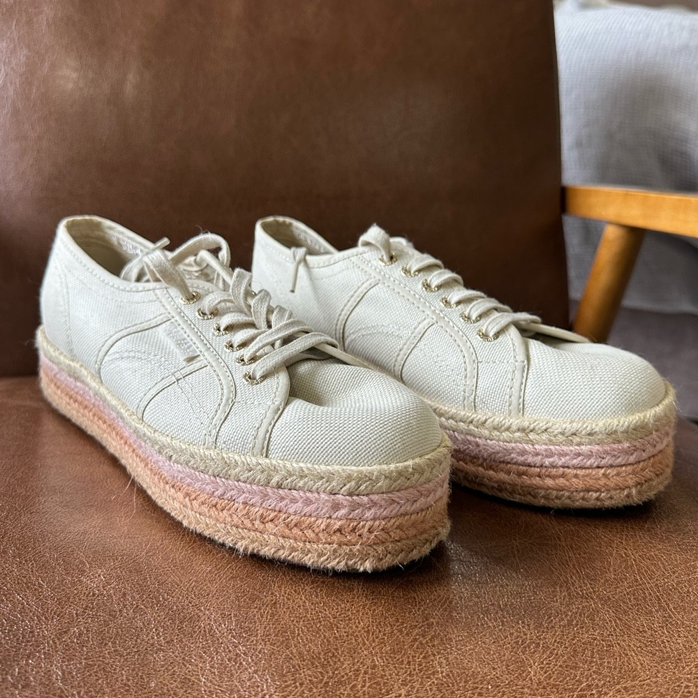 Superga Pink Espadrille Sneakers